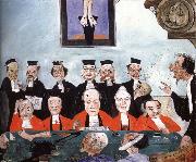 James Ensor The Wise judges oil painting on canvas